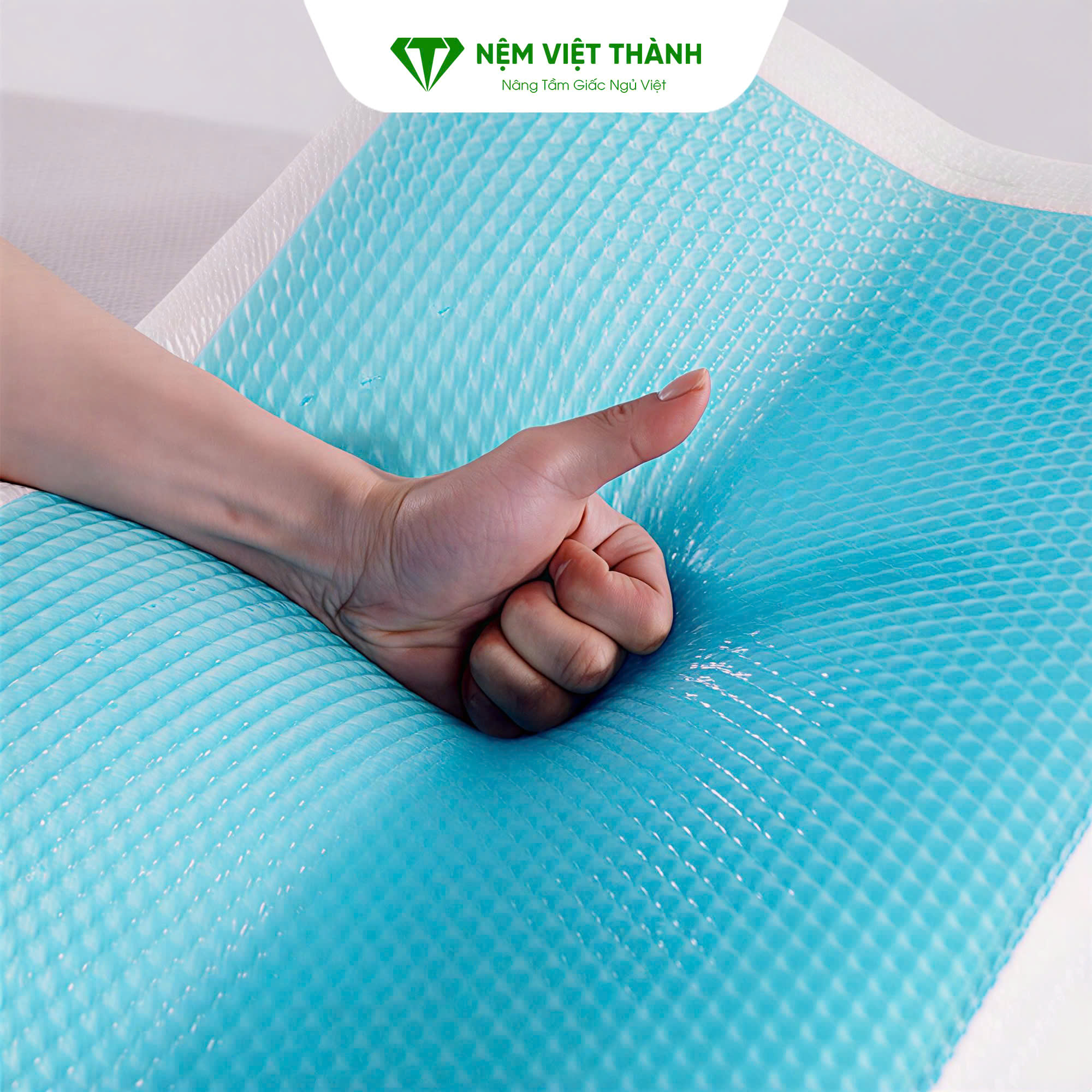 Gối gel làm mát mang lại cảm giác mát lạnh Gối gel làm mát mang lại cảm giác mát lạnh