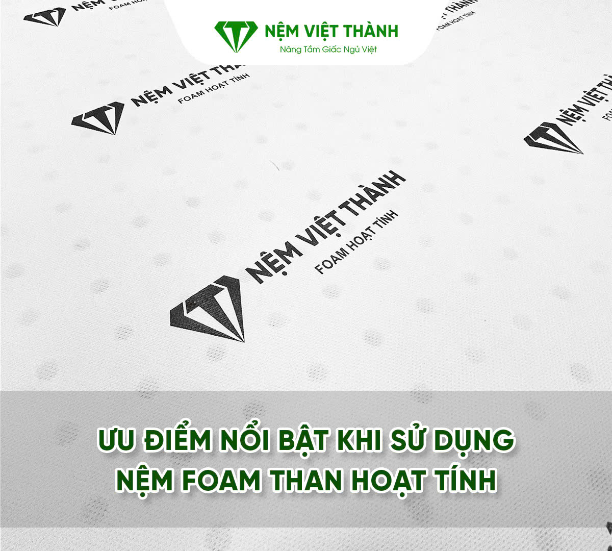 Nệm foam hoạt tính có những ưu điểm trong quá trình sử dụng Nệm foam hoạt tính có những ưu điểm trong quá trình sử dụng