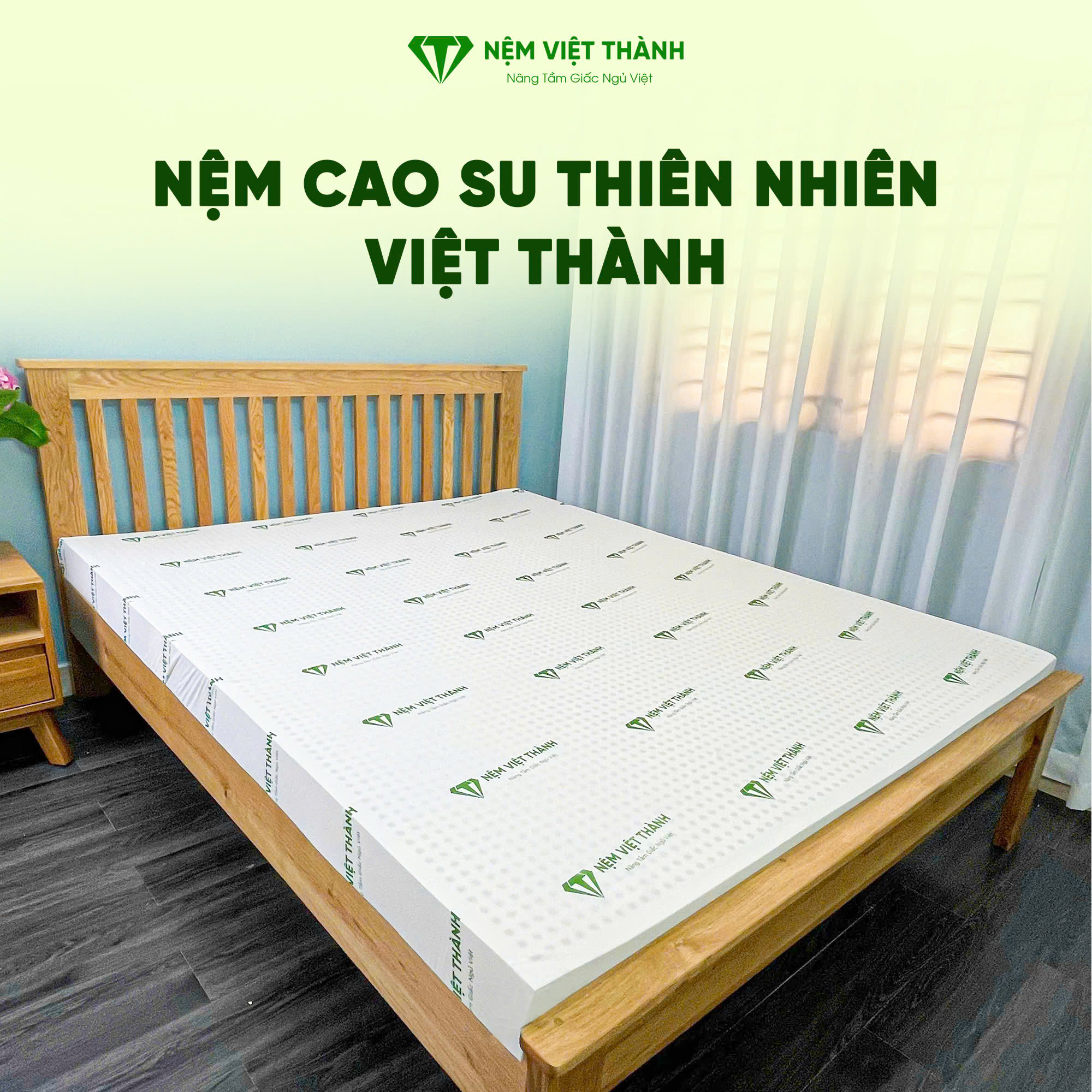 Nệm cao su thiên nhiên Việt Thành Nệm cao su thiên nhiên Việt Thành
