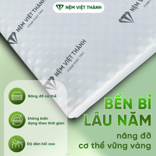 Nệm Foam Massage Hoạt Tính Nguyên Tấm Việt Thành 8 anh chi tiet 3 3