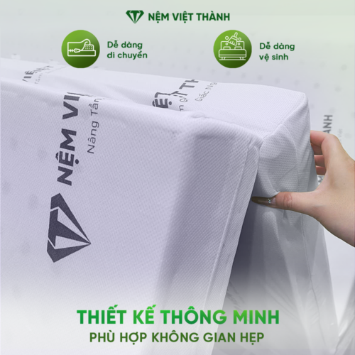 Nệm Foam Hoạt Tính LIVING Gấp 2 Việt Thành 5 anh chi tiet 4 10