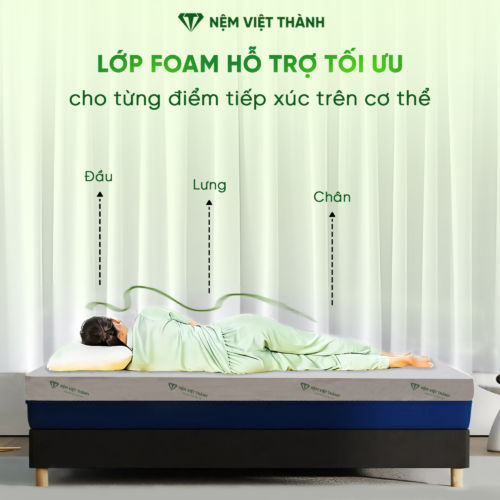 Nệm Foam Hoạt Tính LIVING Nguyên Tấm Việt Thành 6 anh chi tiet 5 9