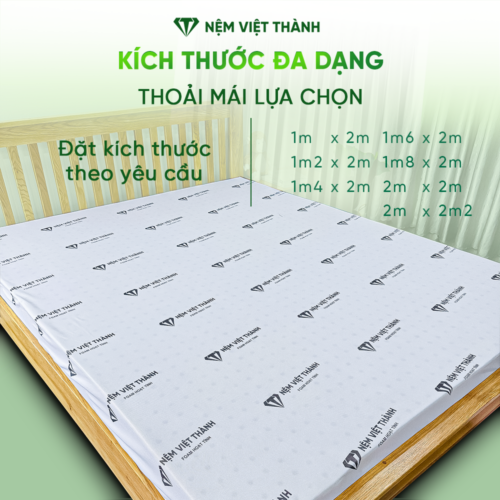 Nệm Foam Hoạt Tính LIVING Nguyên Tấm Việt Thành 8 anh chi tiet 7 9