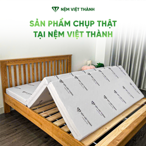 Nệm Foam Hoạt Tính LIVING Gấp 3 Việt Thành 9 anh chi tiet 8 10