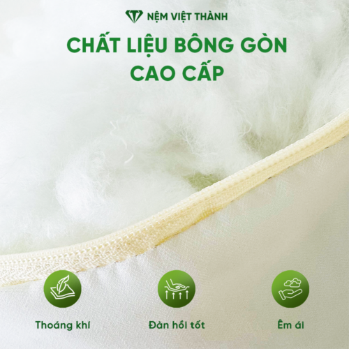 Gối Ôm Gòn Việt Thành 3 chat lieu bong gon 1