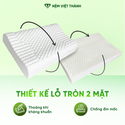 Gối Nằm Cao Su Thiên Nhiên Massage Việt Thành 7 chi tiet 4