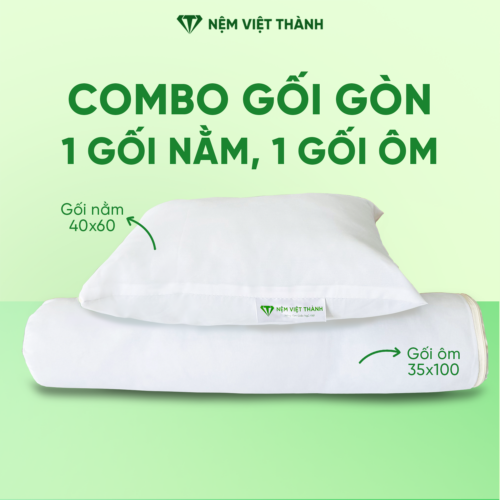 Gối Nằm Gòn Việt Thành 5 combo 1 goi nam 1 goi omm