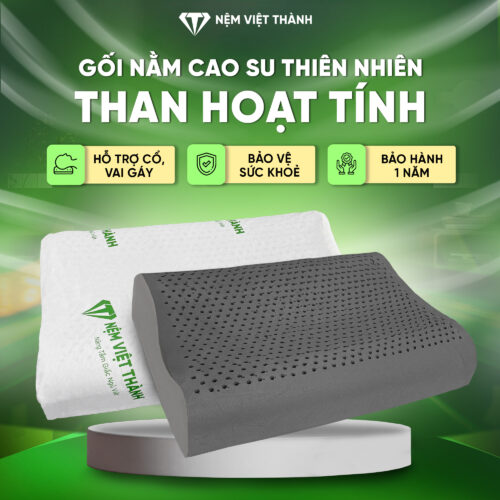Gối Nằm Gợn Sóng Than Hoạt Tính Việt Thành