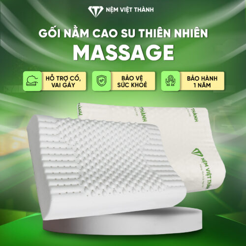Gối Nằm Cao Su Thiên Nhiên Massage Việt Thành