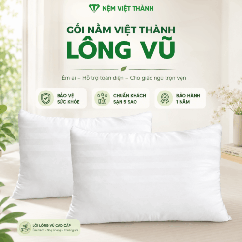 Gối Nằm Lông Vũ Việt Thành