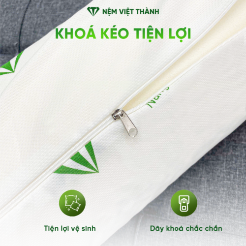 Gối Ôm Cao Su Thiên Nhiên Việt Thành 6 khoa keo