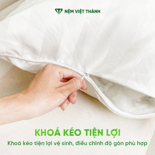 Gối Nằm Lông Vũ Việt Thành 6 khoa keo 6