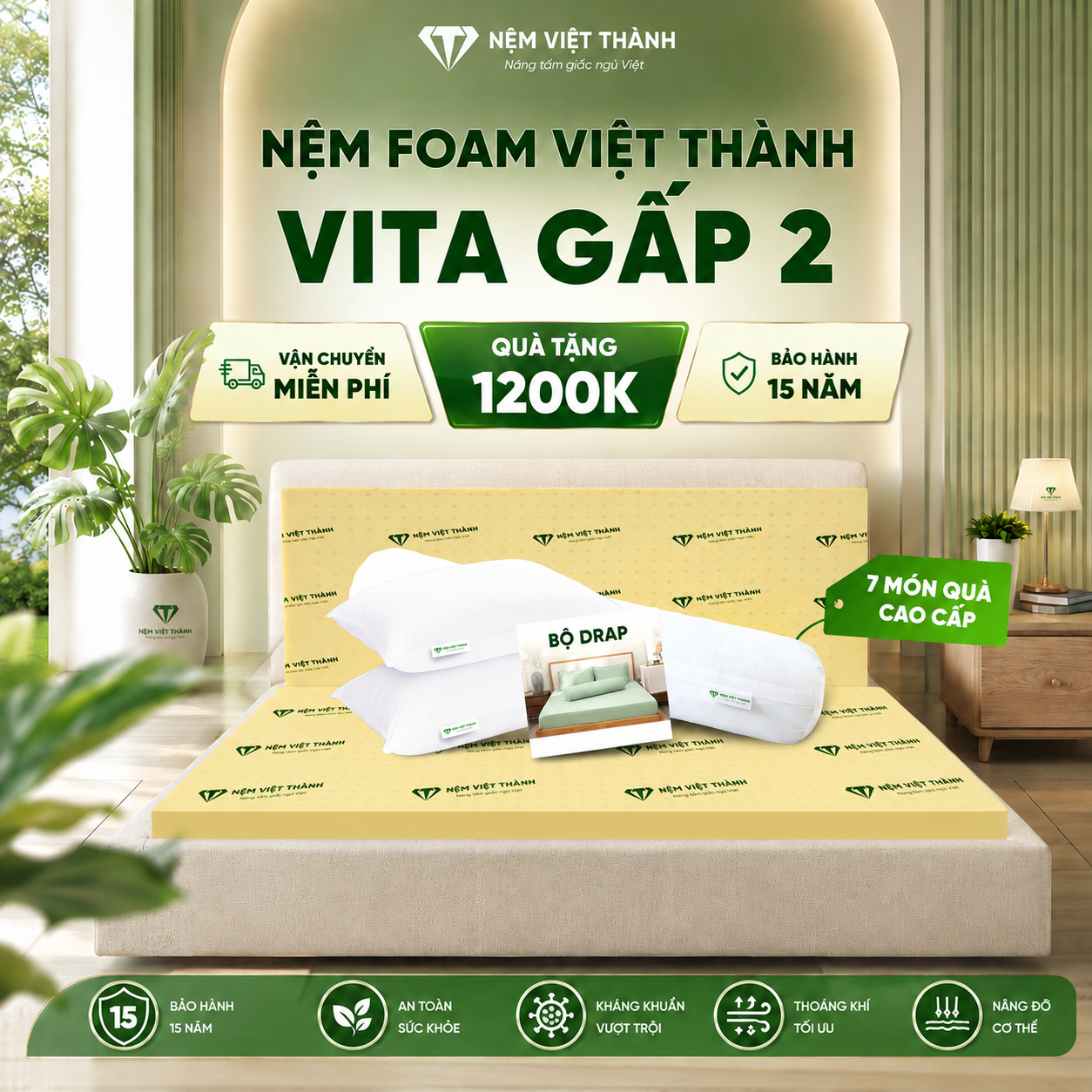 nem-foam-gap-2-vita-viet-thanh nem foam gap 2 vita viet thanh