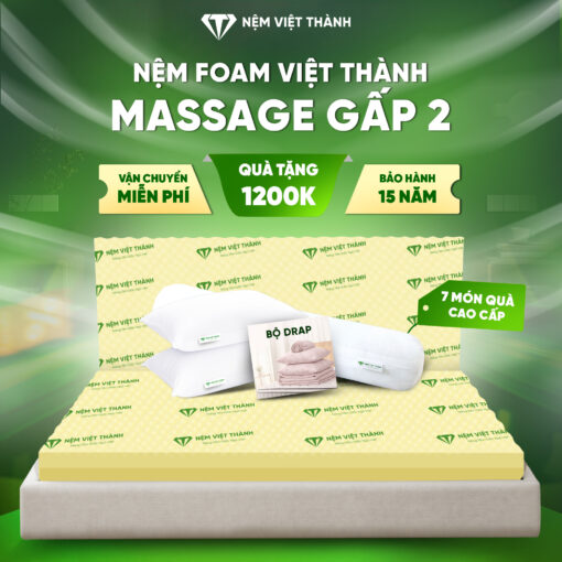 Nệm Foam Massage Gấp 2 Việt Thành 3 Nệm foam massage gấp 2 Việt Thành