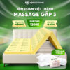 Nệm foam massage gấp 3 Việt Thành