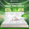 Nệm foam massage hoạt tính gấp 2 Việt Thành