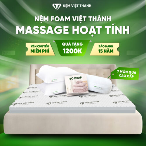 Nệm foam massage hoạt tính Việ Thành
