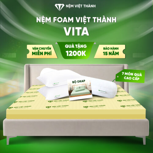 Nệm foam vita nguyên tấm Việt Thành