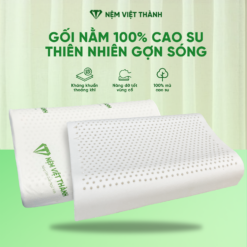 Gối Nằm Cao Su Thiên Nhiên Gợn Sóng Việt Thành