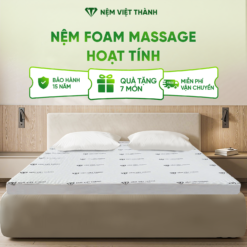 Nệm Foam Massage Hoạt Tính Nguyên Tấm Việt Thành