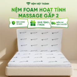 Nệm Gấp 2 Foam Massage Hoạt Tính Việt Thành