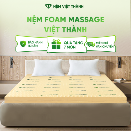 Nệm Foam Massage Nguyên Tấm Việt Thành
