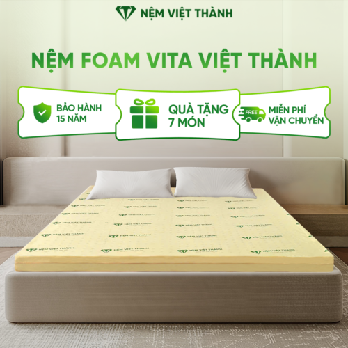 Nệm Foam Vita Nguyên Tấm Việt Thành