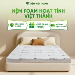 Nệm Foam Hoạt Tính Nguyên Tấm Việt Thành