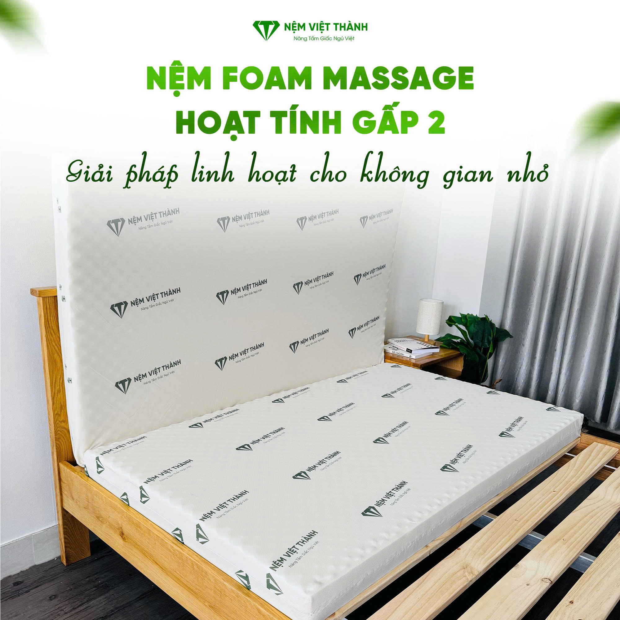 Nệm gấp 2 Việt Thành