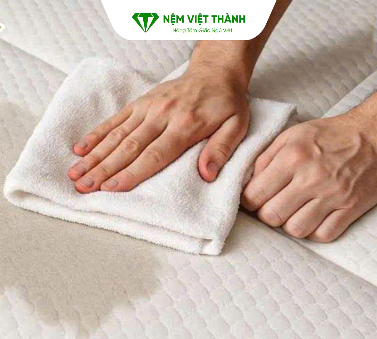 Đảm bảo làm khô nệm trước khi sử dụng