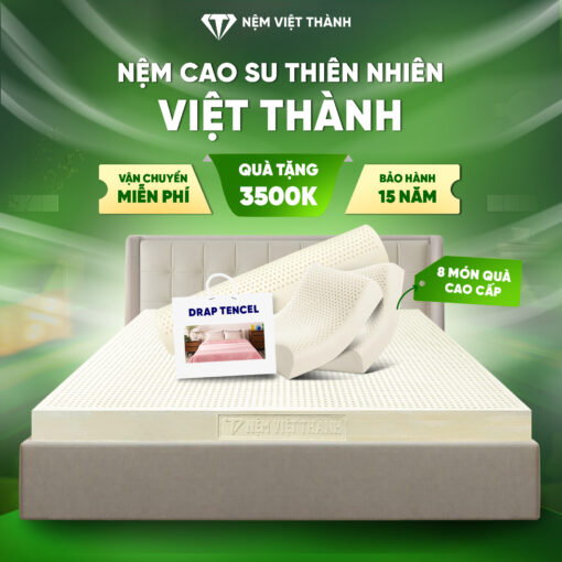 Nệm cao su thiên nhiên Việt Thành