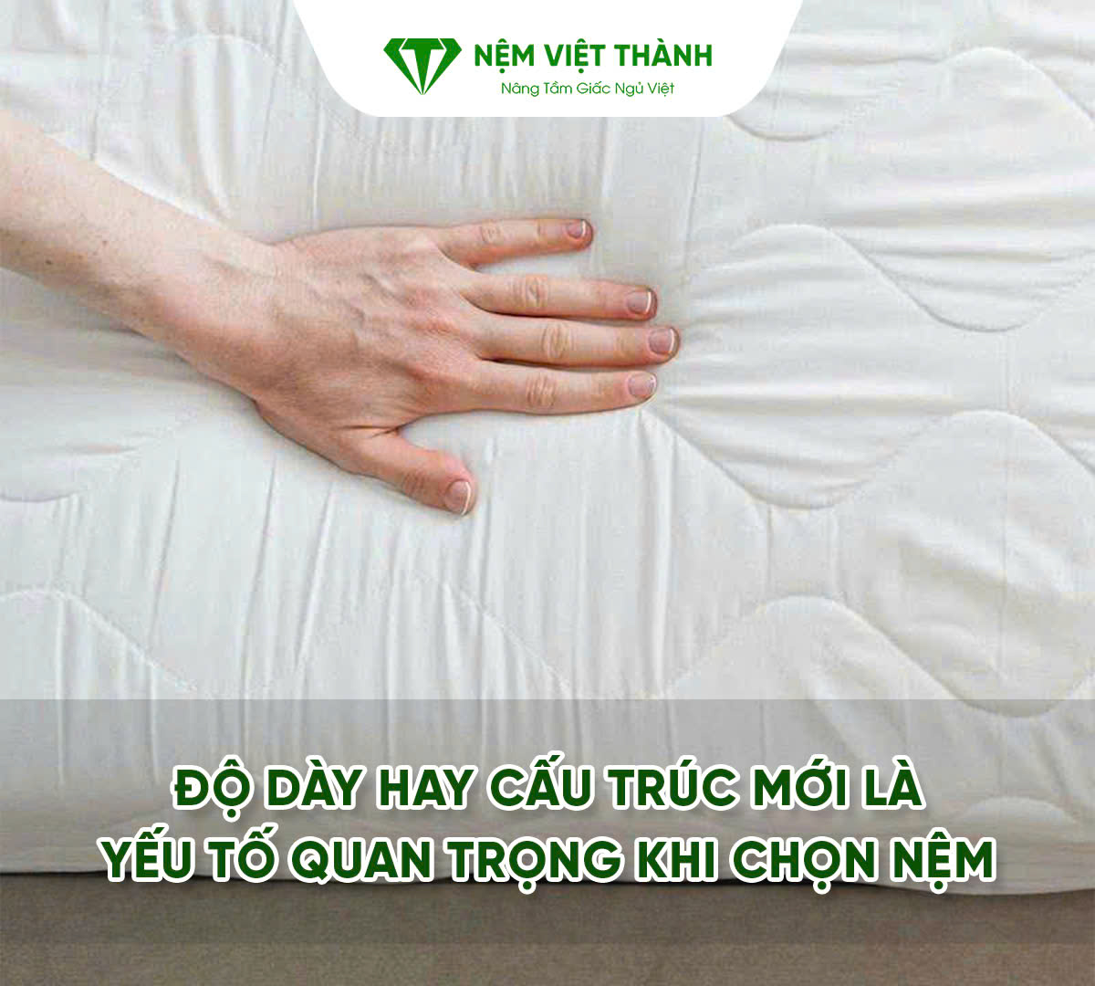 Khi chọn nệm cần quan tâm độ dày hay cấu trúc của nệm