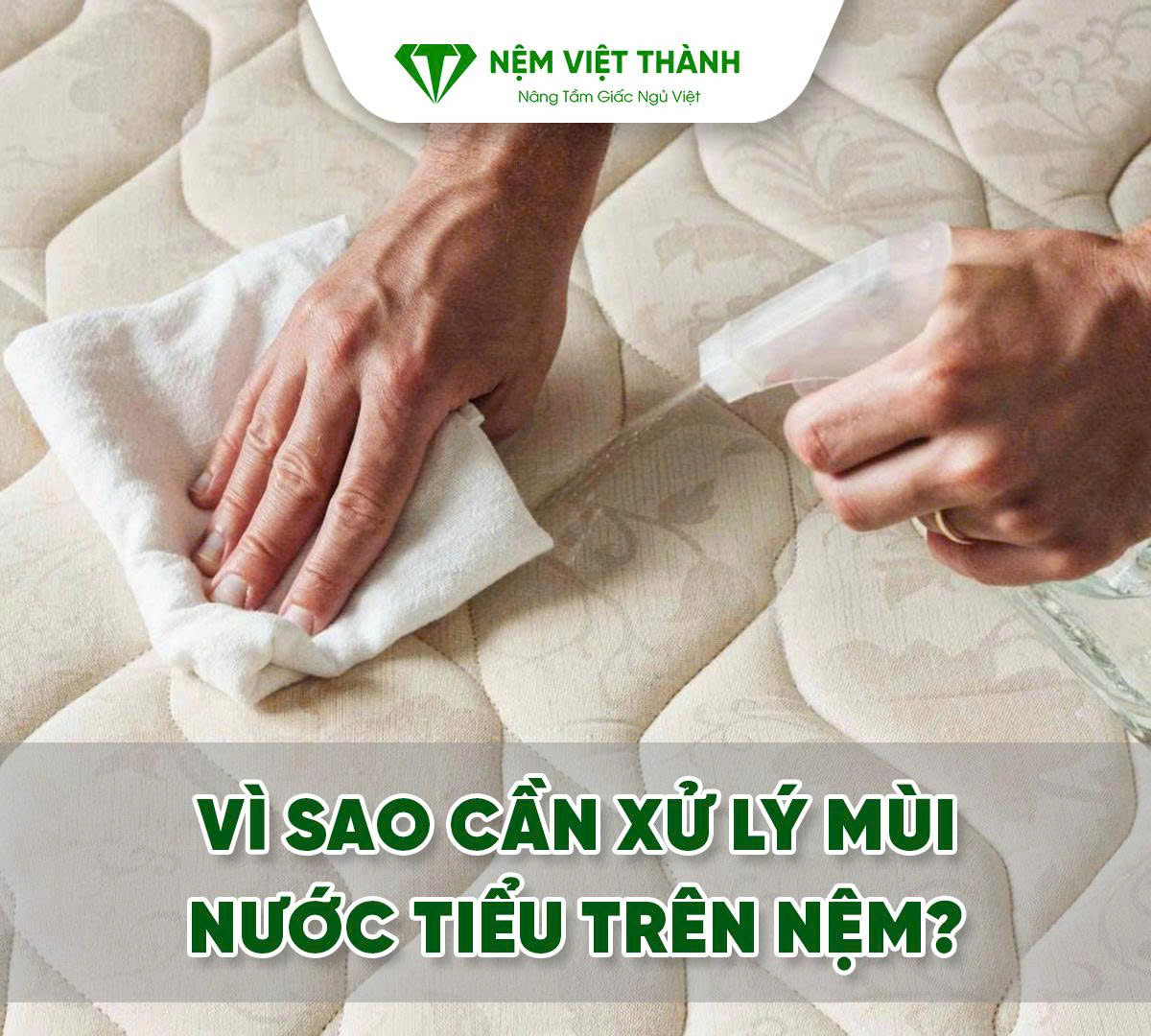 Vì sao cần xử lý mùi nước tiểu trên nệm càng sớm càng tốt
