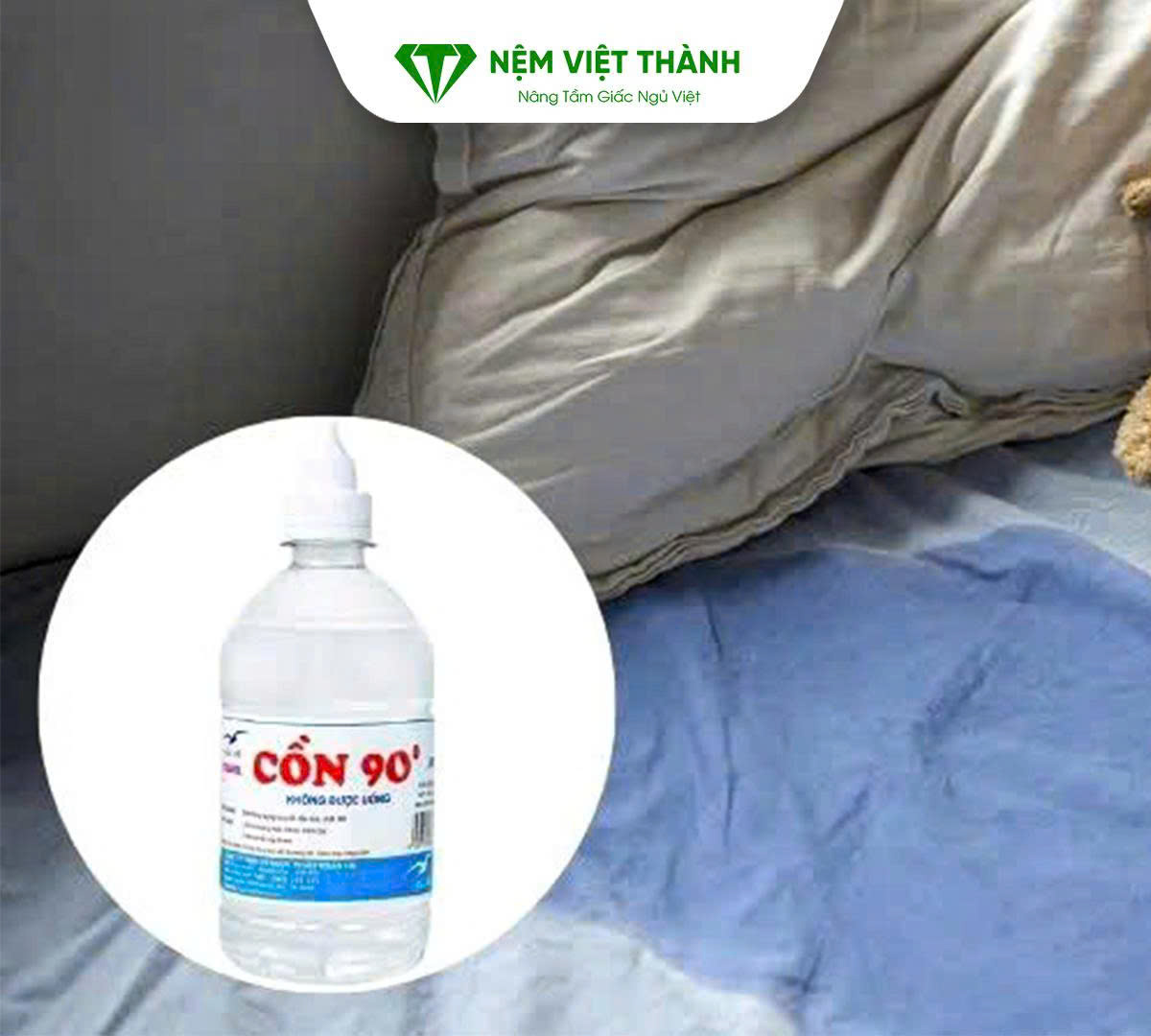 Cồn 90 độ là lựa chọn phù nếu nếu bạn cần xử lý nhanh mùi nước tiểu