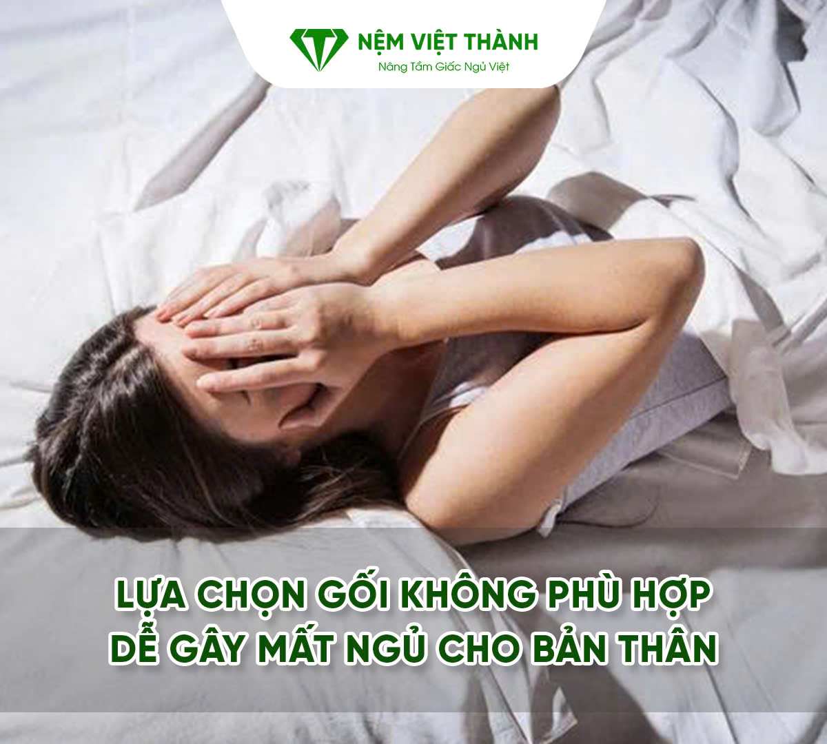 Hậu quả của việc lựa chọn gối cho người mất ngủ không phù hợp