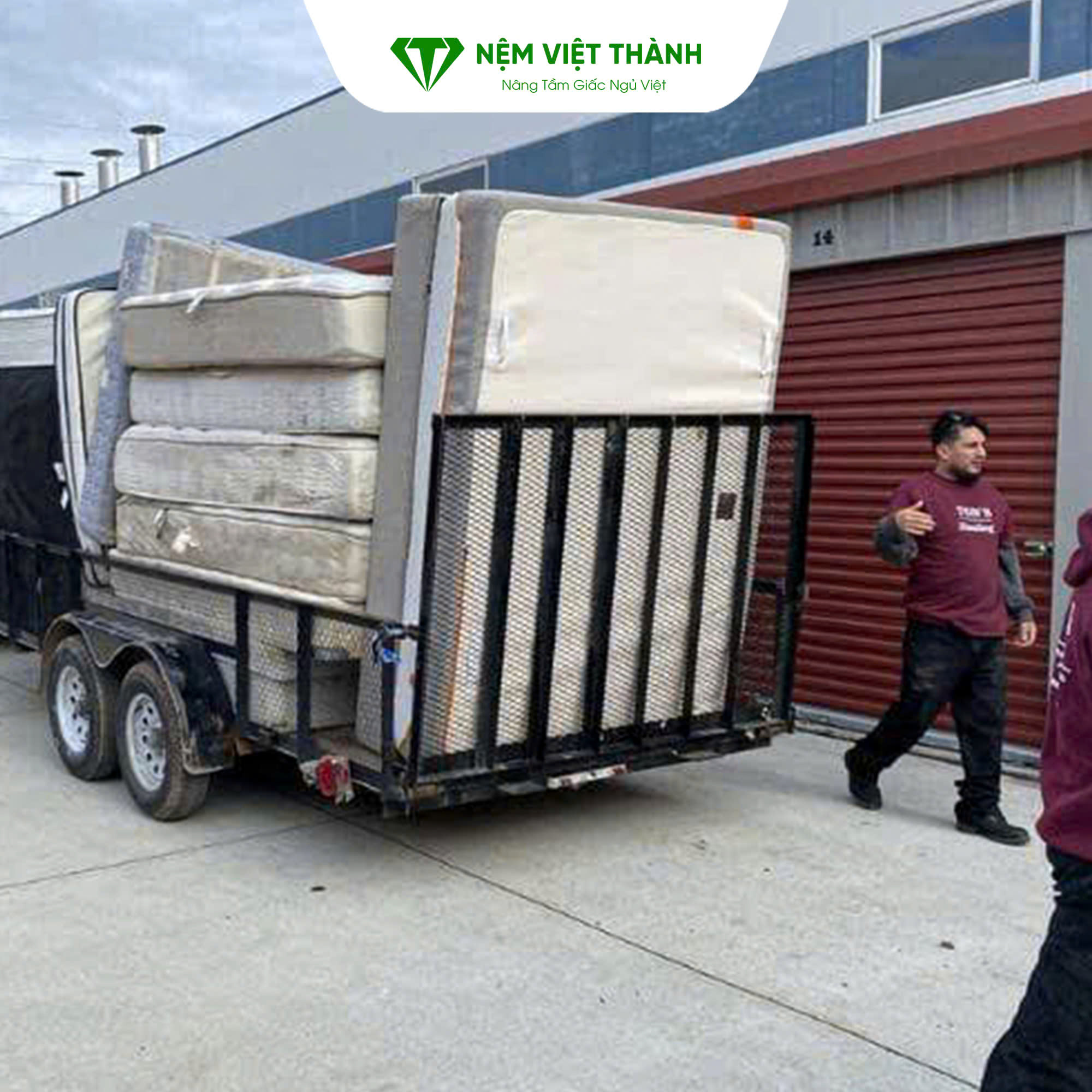 Dùng nệm cũ đi tái chế