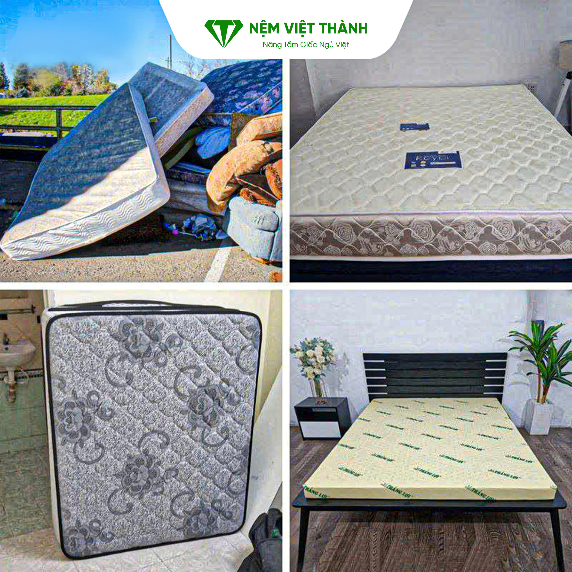 Có thể tặng lại nệm cũ cho người có nhu cầu