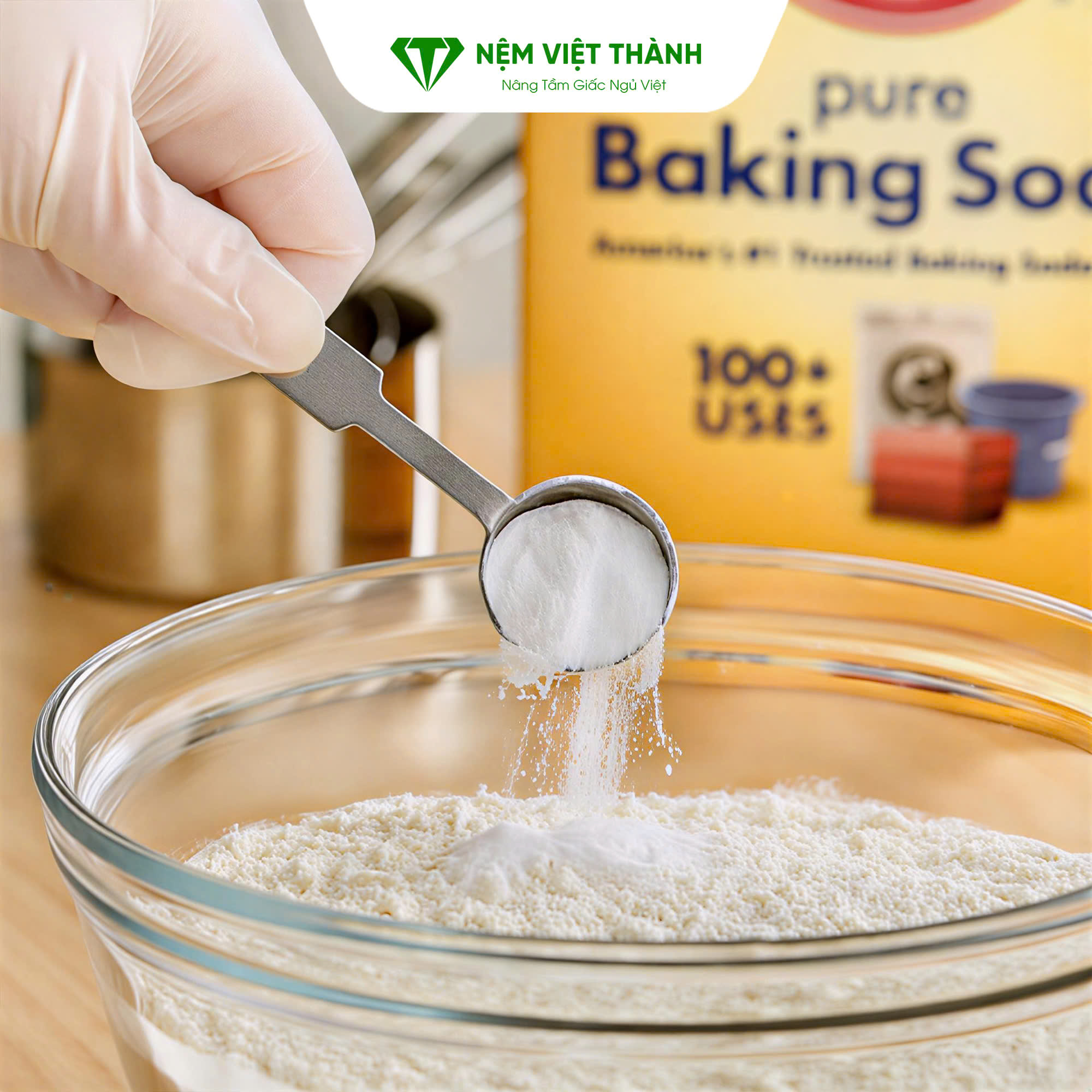 Banking soda là cách vệ sinh nệm hiệu quả nhất hiện nay