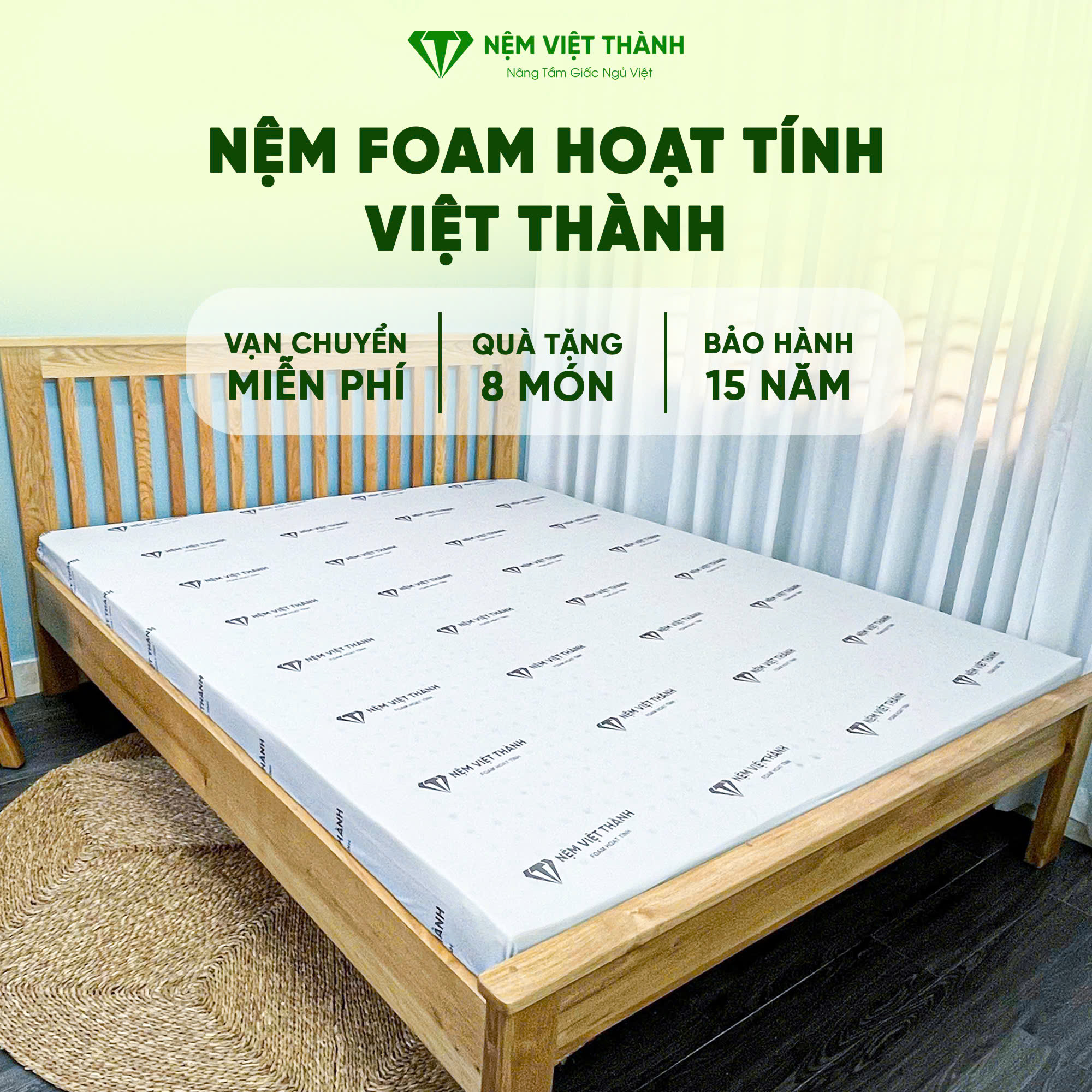 Nệm foam than hoạt tính