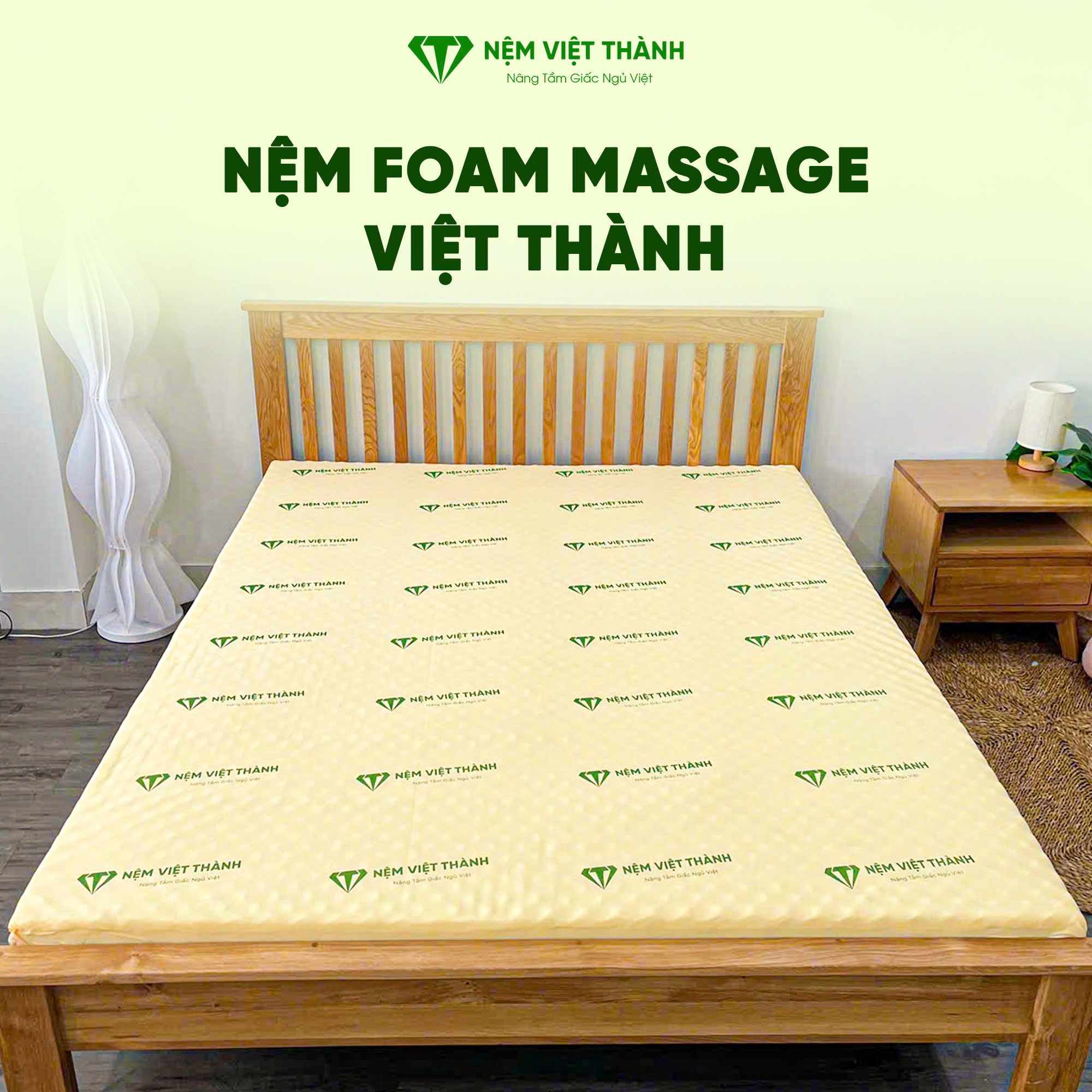 Nệm foam massage Việt Thành