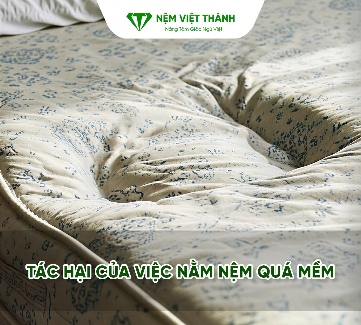 Nằm nệm quá mềm cũng sẽ ảnh hưởng đến cơ thể