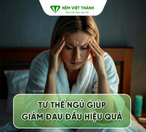 Tư thế ngủ giúp giảm đau đầu
