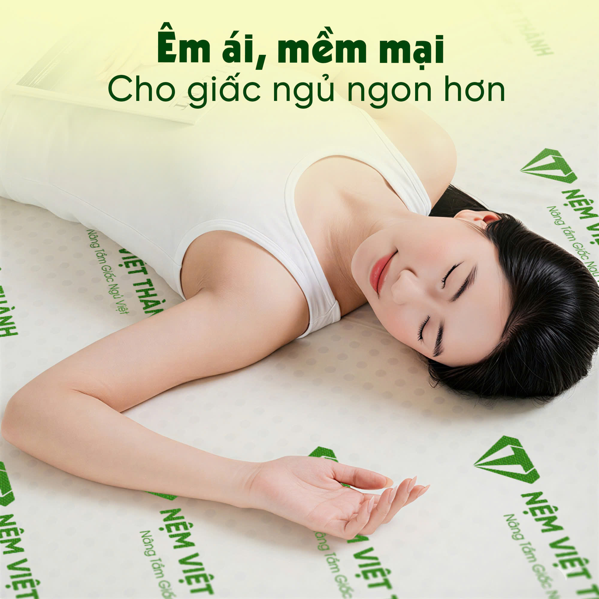 Nệm tốt sẽ giúp bạn có một giấc ngủ ngon hơn nhờ sự êm ái và mềm mại