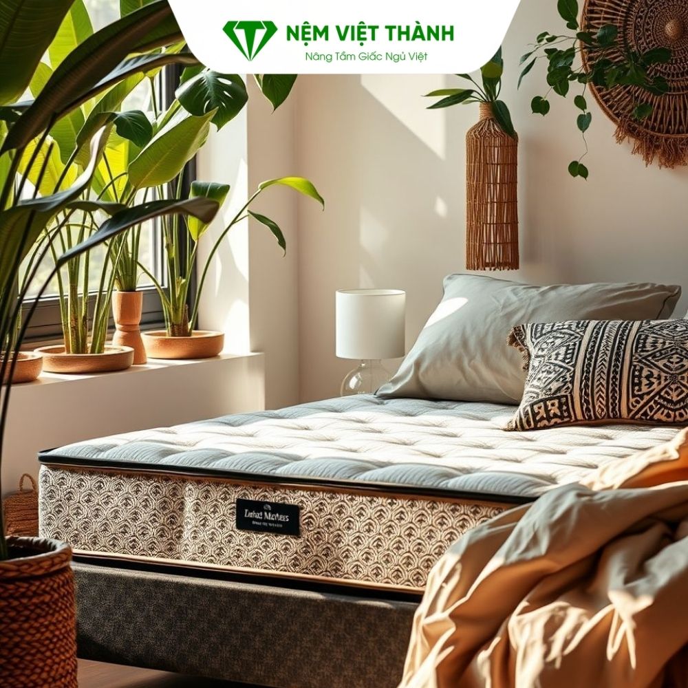 Nệm lò xo là 1 lựa chọn phổ biến cho mô hình homestay