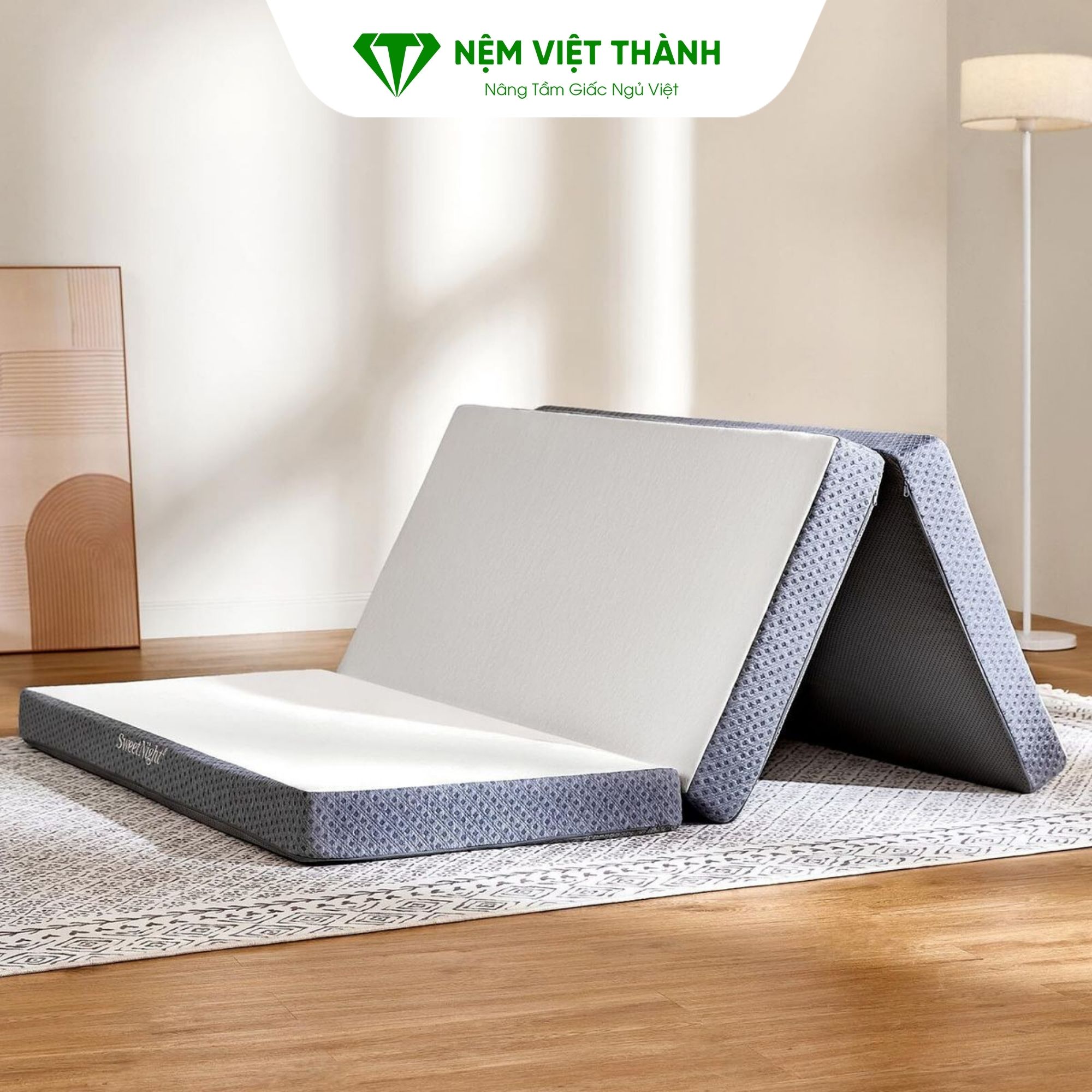 Kích thước nệm gấp 3 phổ biến hiện nay