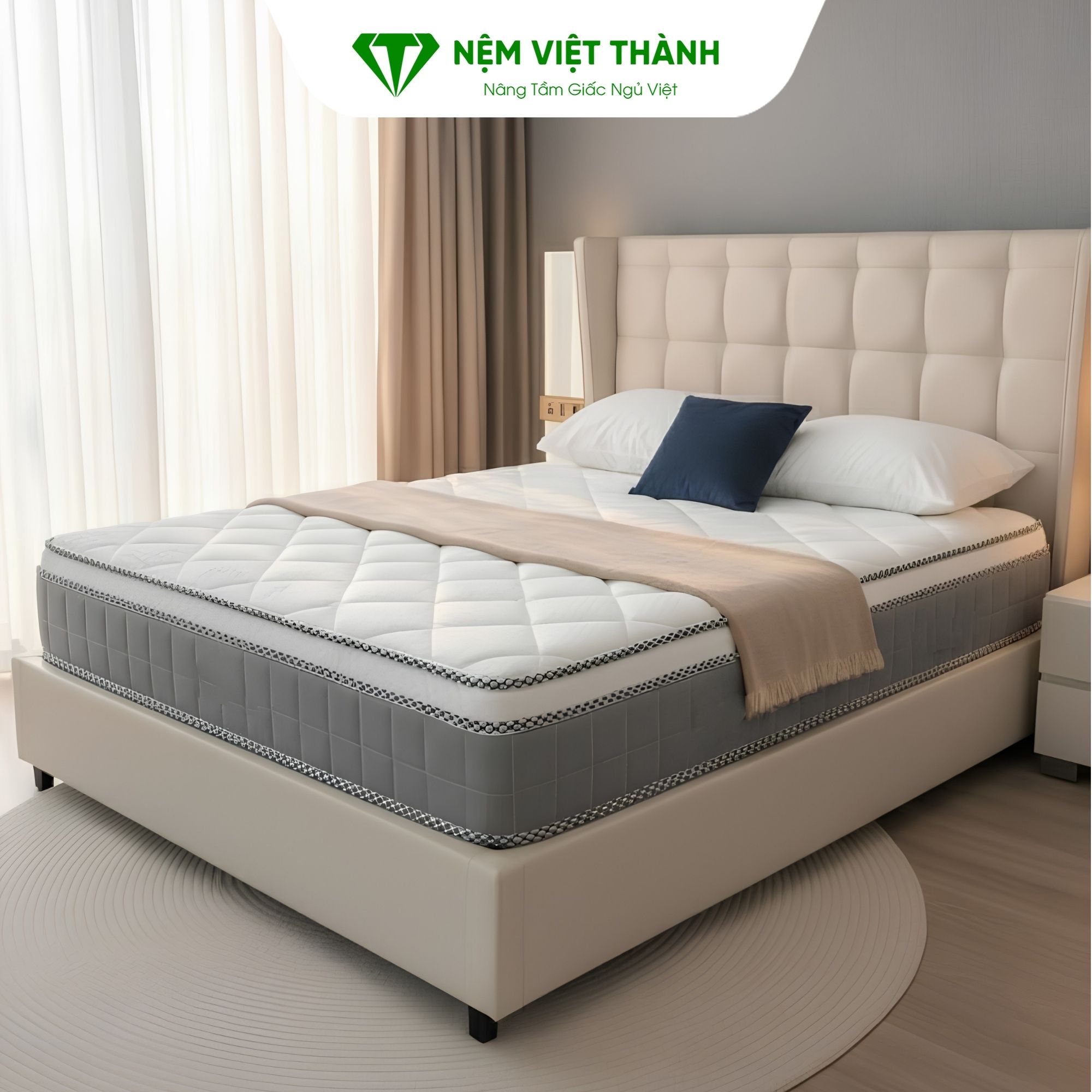 Nệm 1m6 x 2m đang rất phổ biến hiện nay