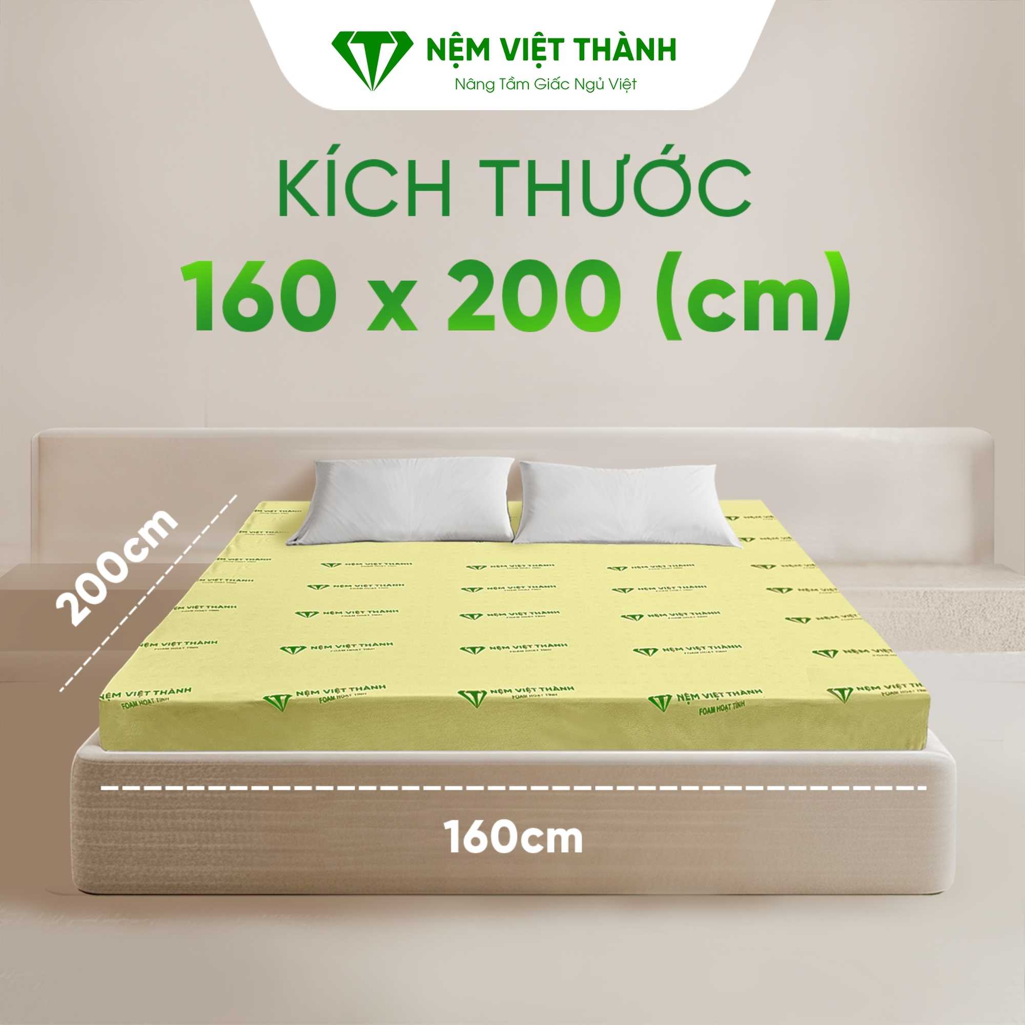 Đặc điểm của nệm 1m6 x 2m