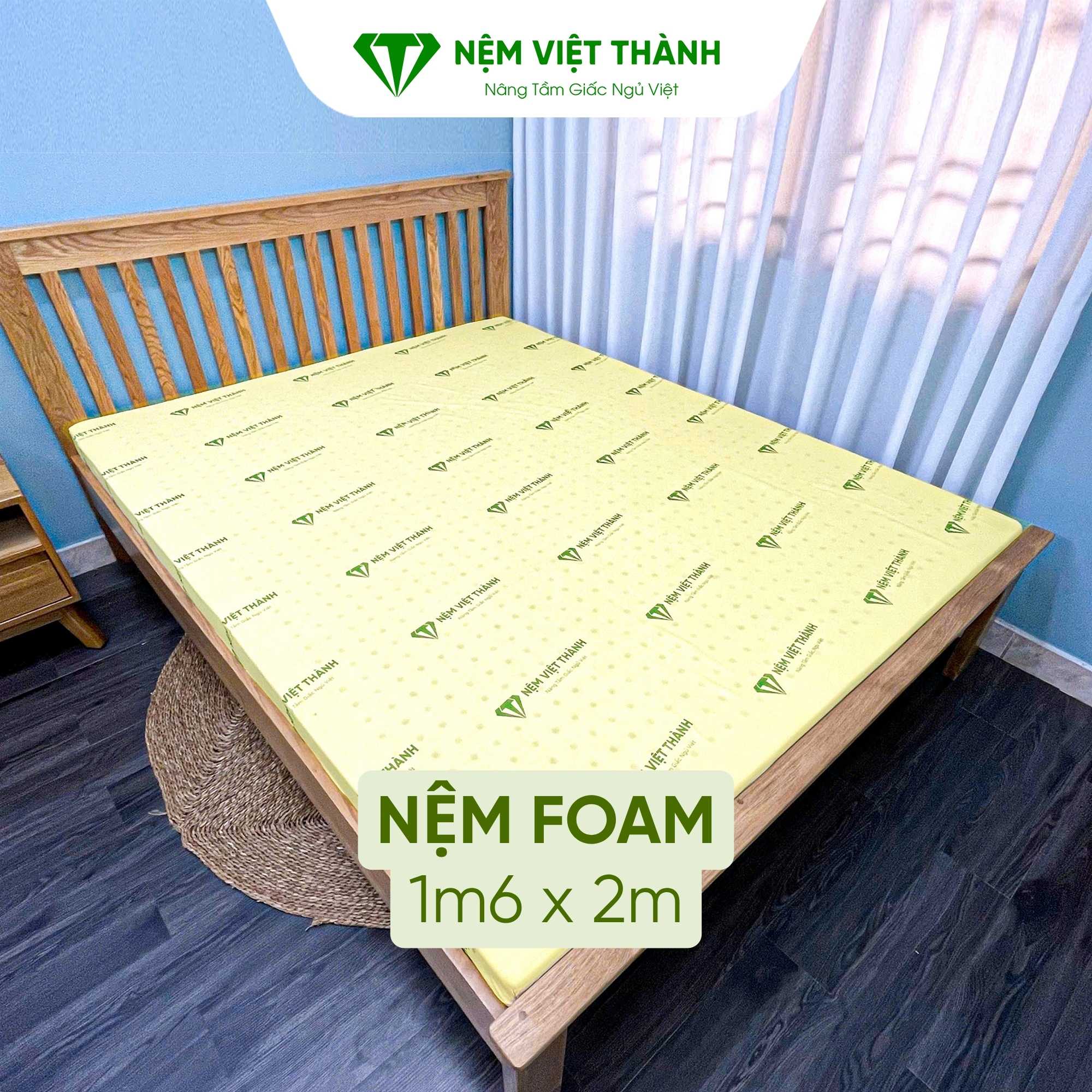 Nệm Foam 1m6 x 2m