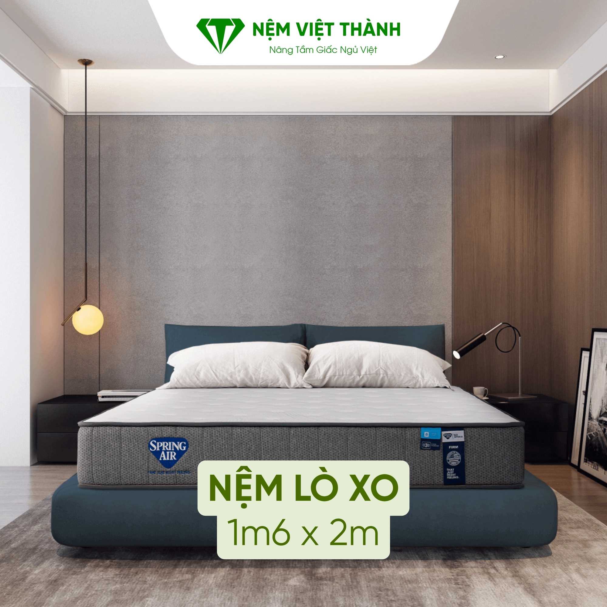 Nệm lò xo 1m6 x 2m