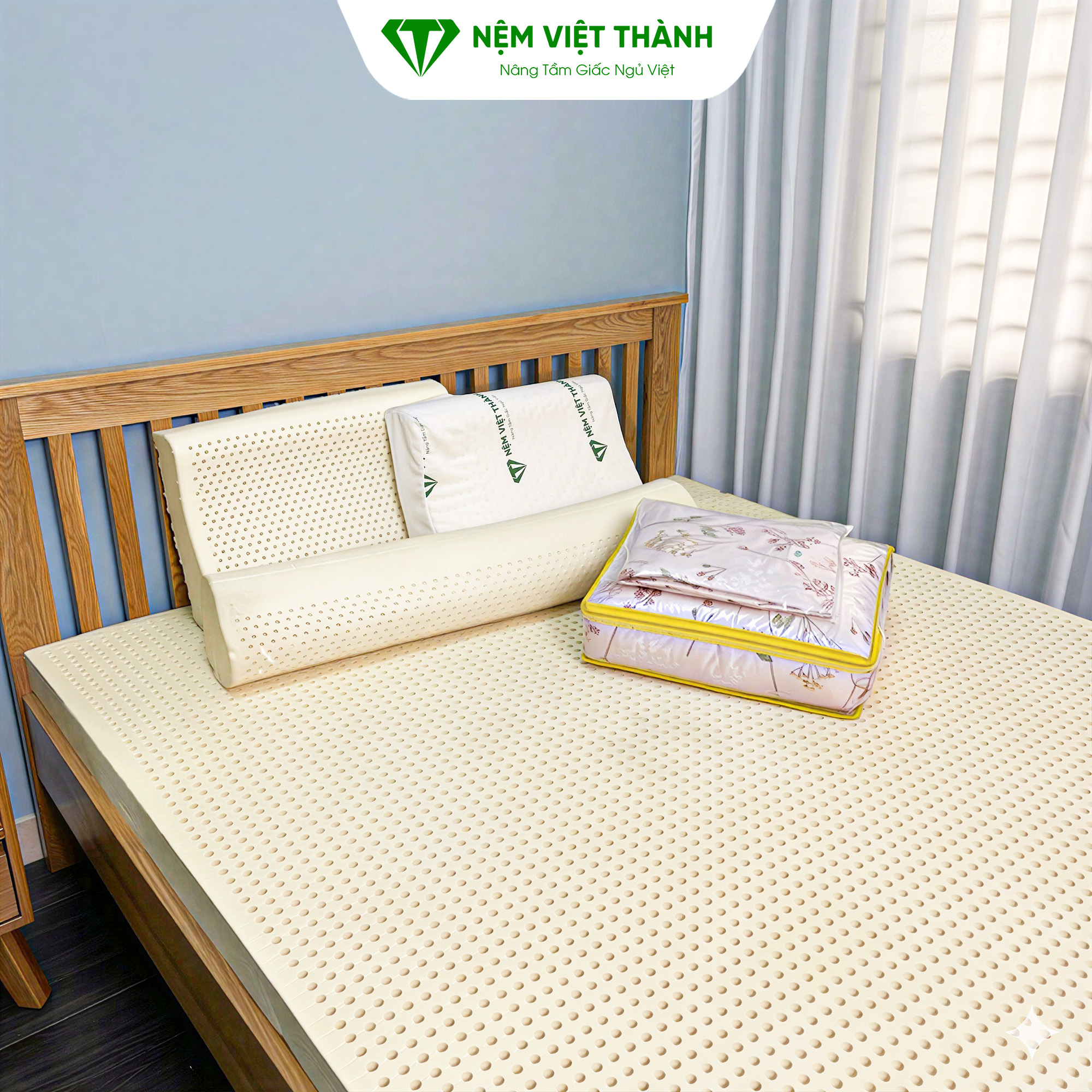 Bảng giá nệm cao su thiên nhiên 1mx2m trên thị trường hiện nay